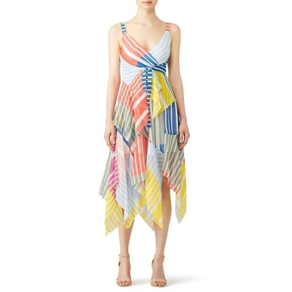 Tanya Taylor Striped Goldie Beach Midi Dress $575 - Picture 3 of 10